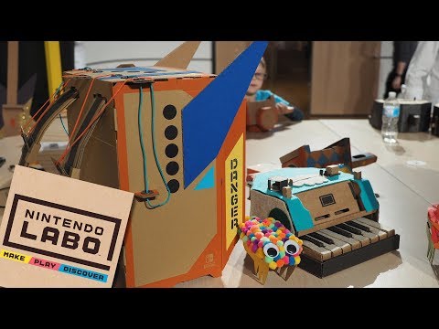 I GOT TO TRY NINTENDO LABO - Hands-On Preview!!!