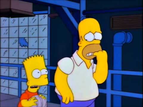 Homer takes Bart to a steel mill.wmv