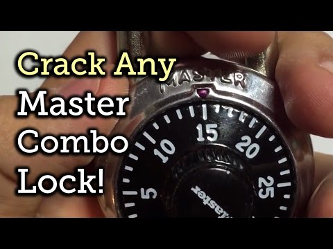 Break open any Master Combo Lock in 8 tries or less!