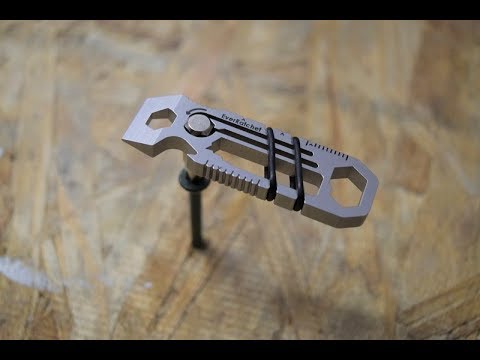 EverRatchet Ratcheting Keychain Multitool