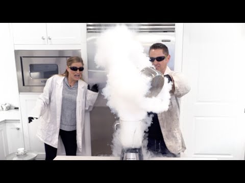 Blending Liquid Nitrogen!!!