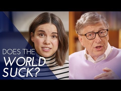 How Much Does the World Suck? A Quiz with Bill Gates | Ingrid Nilsen