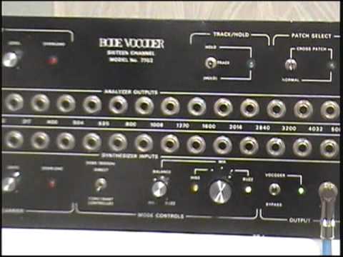 Bode Vocoder 7702 Demonstration