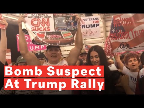 Mail Bomb Suspect Filmed At Trump Rally