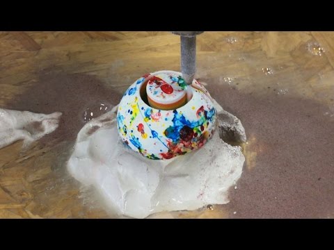 Giant Jaw Breakers vs 60,000 PSI Waterjet