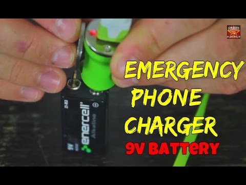 How to Charge Your Phone with 9v Battery!