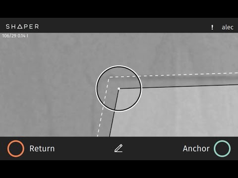 Shaper Origin Features: Shape Tracing with On-Tool CAD