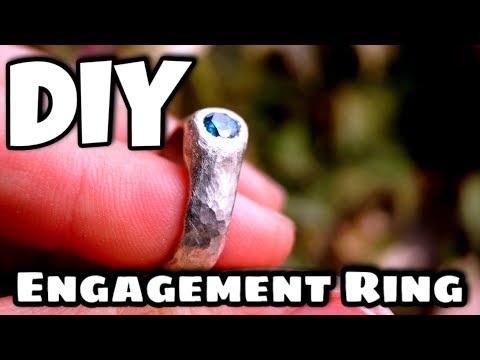 Home Made Diamond Engagement Ring - How to Make