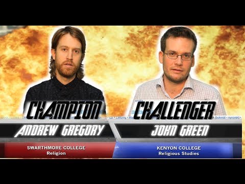 WikiWars Championship - John Green vs. Andrew Gregory