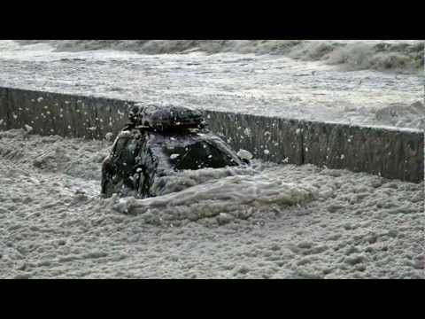 White stuff at Cleveleys