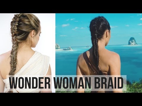 Wonder Woman Braid Hair Tutorial - KayleyMelissa