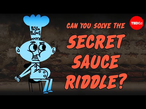 Can you solve the secret sauce riddle? - Alex Gendler