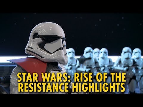 Star Wars: Rise of the Resistance Full Experience Highlights