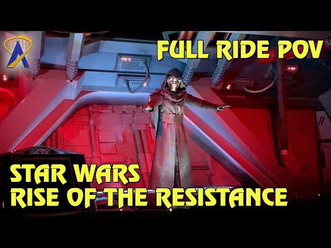 Full Ride-Through: Star Wars: Rise of the Resistance POV at Star Wars: Galaxy&#039;s Edge