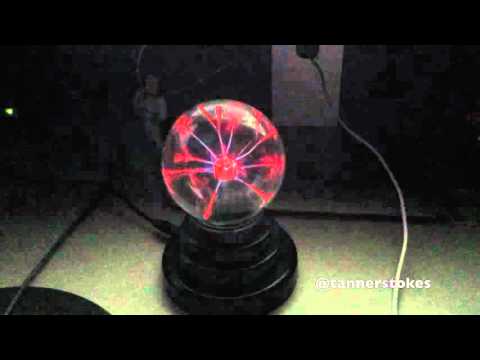 Plasma ball destroys the web