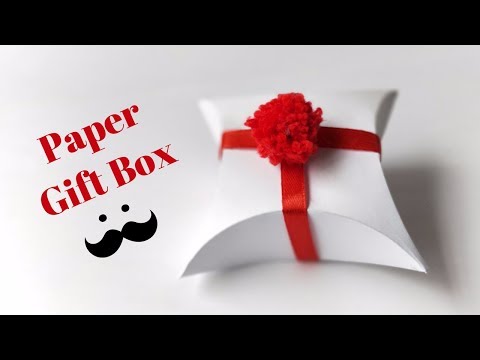 How To Make A Gift Box Out Of Paper Easy