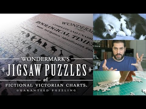 Wondermark&#039;s Jigsaw Puzzles of Fictional Victorian Charts