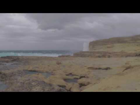 Malta&#039;s Famous Azure Window on the Morning of its Collapse