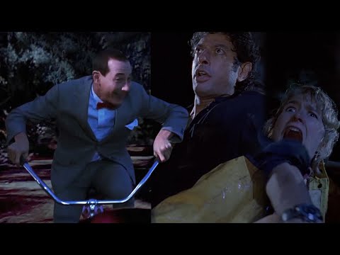 Pee-wee&#039;s Jurassic Adventure - Extended Jeep Chase Scene