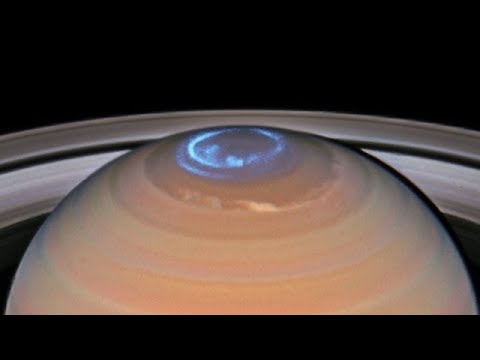 Animation of Saturn’s northern auroras