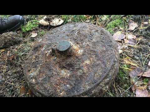 Found a WW2 anti-tank mine, it went BOOM!