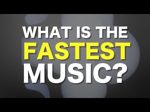 What is the fastest music humanly possible?