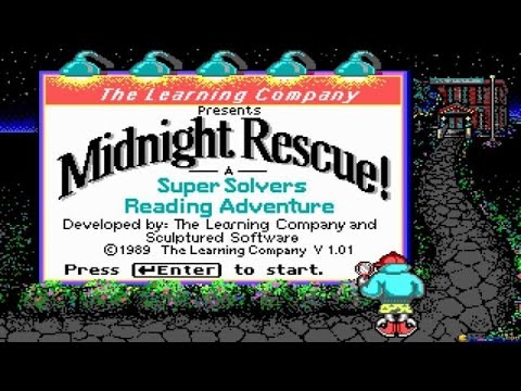 Super Solvers: Midnight Rescue! gameplay (PC Game, 1989)