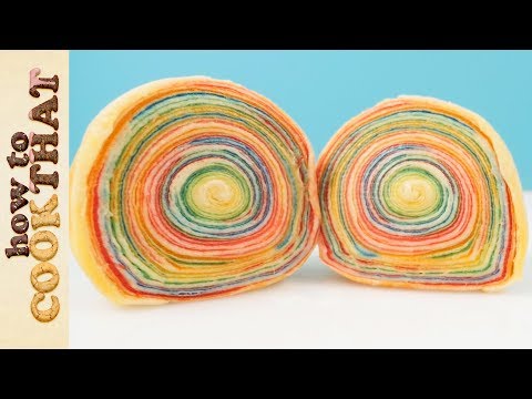 Double Rainbow Unicorn Apple Pie | How To Cook That Ann Reardon