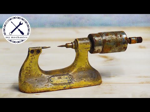 Antique Rusty Micrometer - Precise Restoration