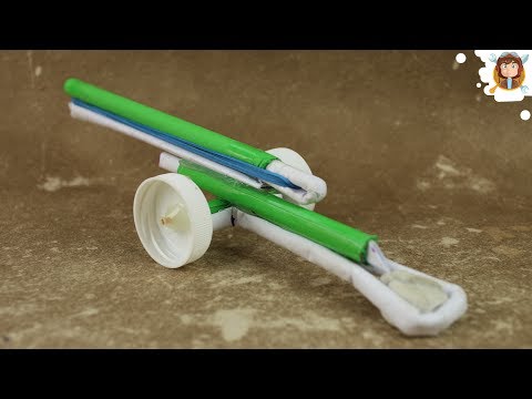 How to make a Paper Cannon - Airsoft Gun - (Very Powerful)