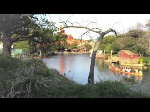 A Trip on the Western River Railroad at Tokyo Disneyland