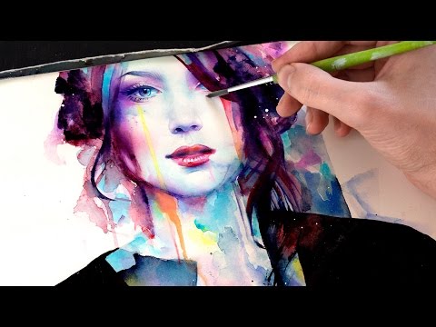 【WATERCOLOR PORTRAIT】 With Her Strength