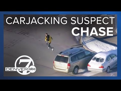 RAW VIDEO: Entire high speed chase of carjacking suspect through Denver metro area