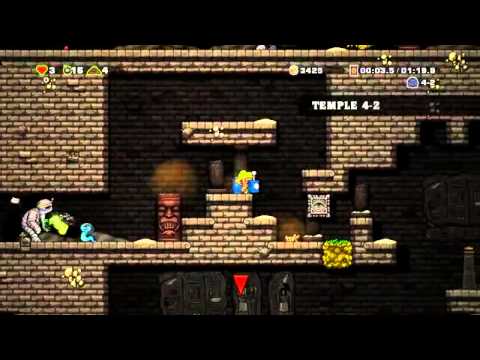 Spelunky any% former WR 1:55.353