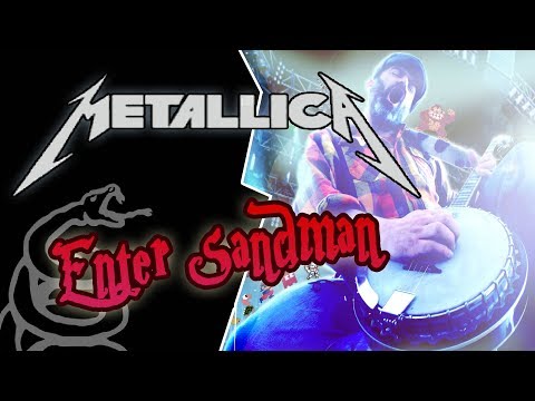 Metallica - Enter Sandman BANJO cover by @banjoguyollie