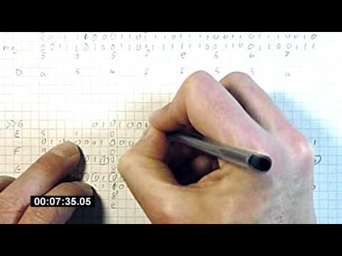 Mining Bitcoin with pencil and paper