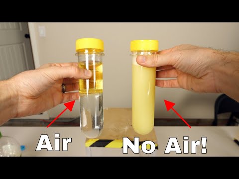 Amazing Way to Actually Mix Oil and Water with No Other Added Ingredient!